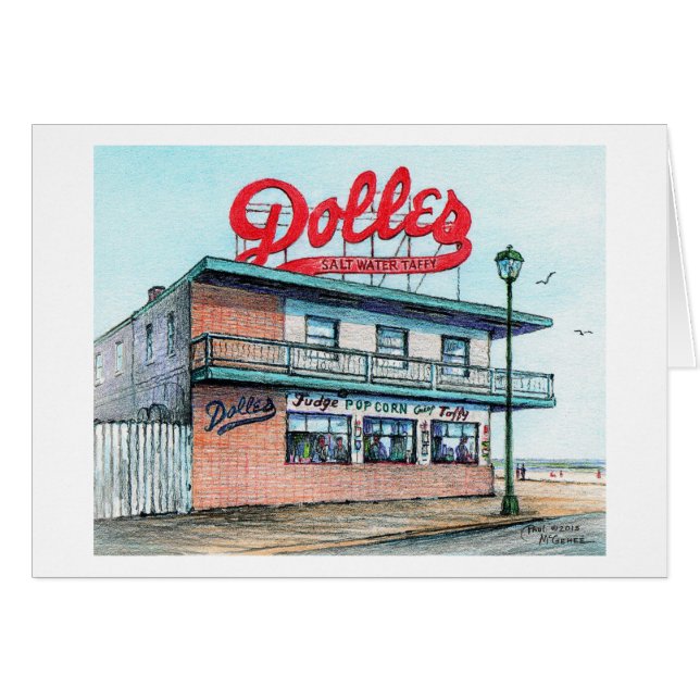 Carte Paul McGehee "Candyland - Rehoboth Beach" (Devant Horizontal)