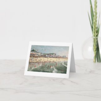 Carte Paul McGehee "carte d'une mémoire de plage de