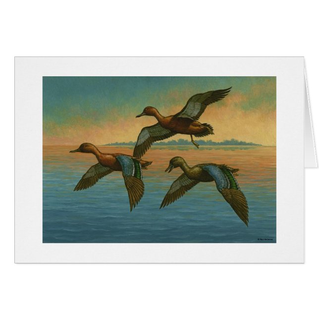 Carte Paul McGehee "Cinnamon Turquoise" (Devant Horizontal)
