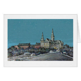 Carte Paul McGehee "Georgetown - Healy Hall"