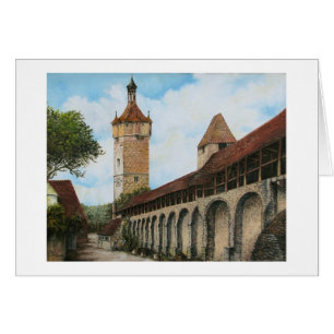 Carte Paul McGehee "Klingen Tower - Rothenburg"