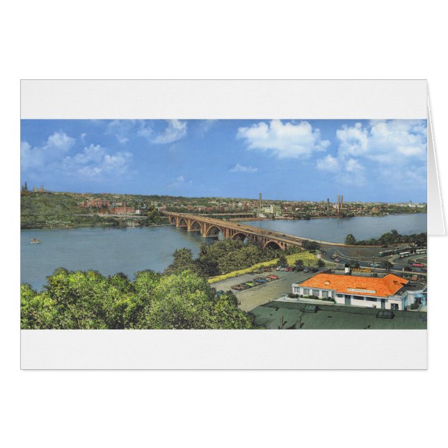 Carte Paul McGehee "Potomac River Vista 1955" (Devant Horizontal)