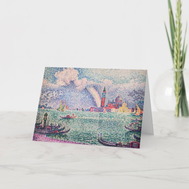 Carte Paul Signac - Arc-en-ciel, Venise (Devant)