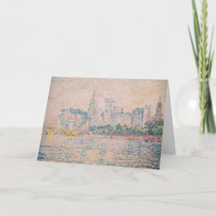 Carte Paul Signac - Avignon, matin