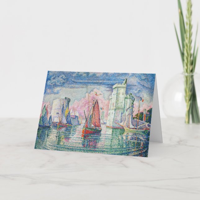 Carte Paul Signac - Entrée du port de La Rochelle (Devant)