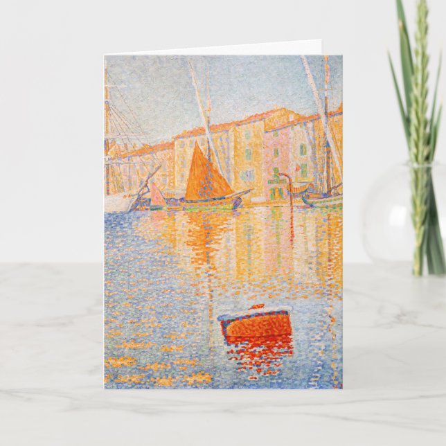 Carte Paul Signac - La Bouée Rouge, Saint-Tropez (Devant)