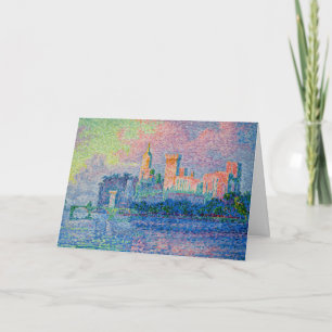 Carte Paul Signac - Le Palais Pape, Avignon