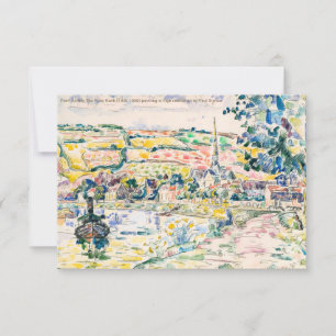 Carte Paul Signac-Petit Andely-The River Bank 1920-1929