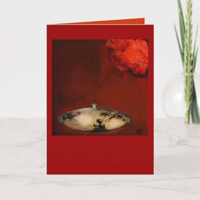 Carte pavot japonais (Devant)