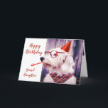 Carte Paw-sitively Grrr-eat Birthday Granddaughter<br><div class="desc">Paw-sitively Grrr-eat Birthday Granddaughter Fun Dog Pun Hummor card. Great for the person who loves animals,  puppies,  dogs and funny cards</div>