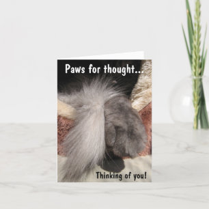 Carte Paws for thought: Paw and Tail