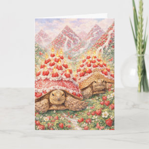Carte Pays de la fraise magique avec des tortues gâteau