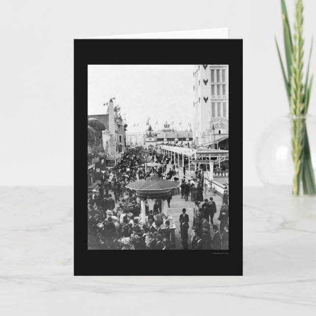 Carte Pays des merveilles, Coney Island, New York City (Devant)