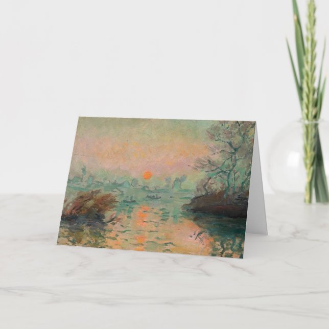 Carte Paysage au coucher du soleil | Tadeusz Makowski (Devant)