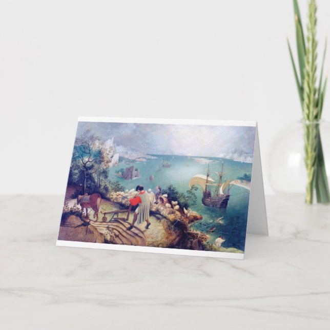 Carte Paysage avec la chute d'Icarus, Pieter Bruegel (Devant)