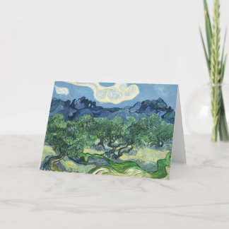 Carte Paysage avec les oliviers, Vincent van Gogh