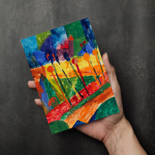 Carte Paysage Cubiste   Fritz Schaefler