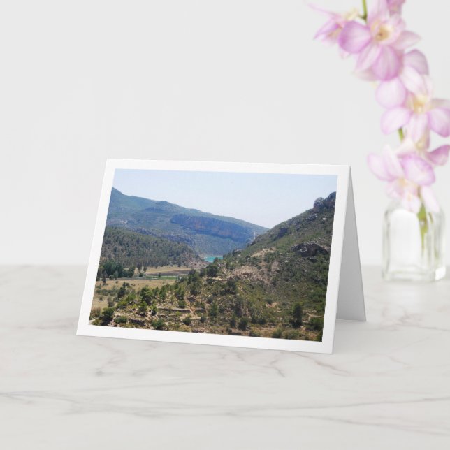 Carte Paysage de Domeño Viejo à Valence, Espagne (Orchidée)