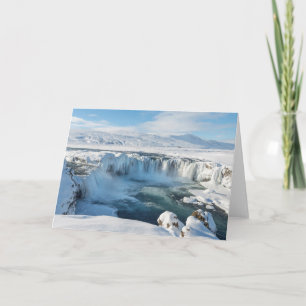 Carte Paysage de la cascade de Godafoss