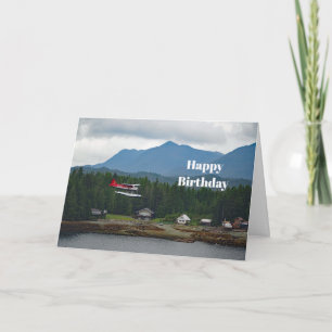 Carte Paysage de l'Alaska photo anniversaire