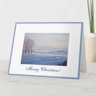 Carte Paysage de Noël islandais par Pola.B.Alex Card