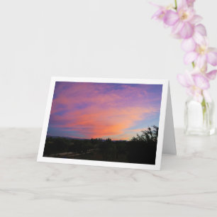 Carte Paysage de Nuage Rose