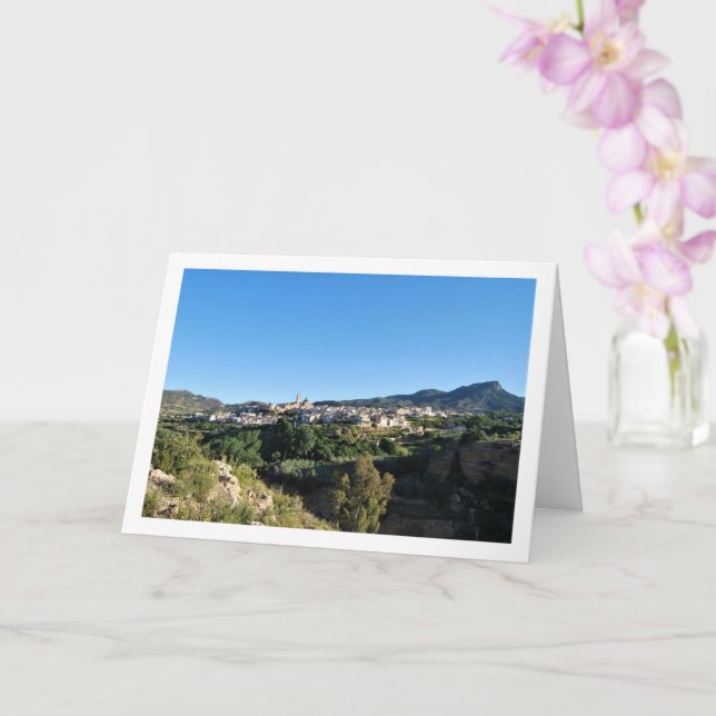 Carte Paysage de Ruta del Agua, Chelva, Valence, Espagne (Orchidée)