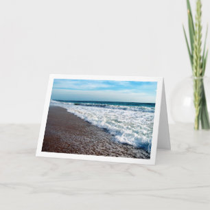 Carte Paysage de vagues de plage portugaises