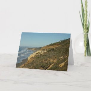 Carte Paysage de voyage panoramique du littoral californ