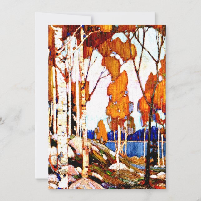 Carte Paysage décoratif par Tom Thomson (Devant)