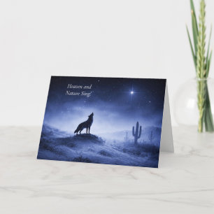 Carte Paysage désertique du sud-ouest pour les fêtes de