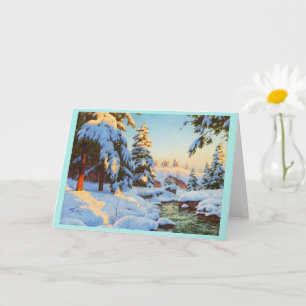 Carte Paysage d'hiver, Bessonof