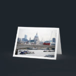 Carte Paysage du centre de Londres<br><div class="desc">Carte de voeux du centre de Londres. Vous pouvez facilement customiser ce produit gratuitement si vous souhaitez ajouter du libellé ou changer la couleur du arrière - plan.</div>