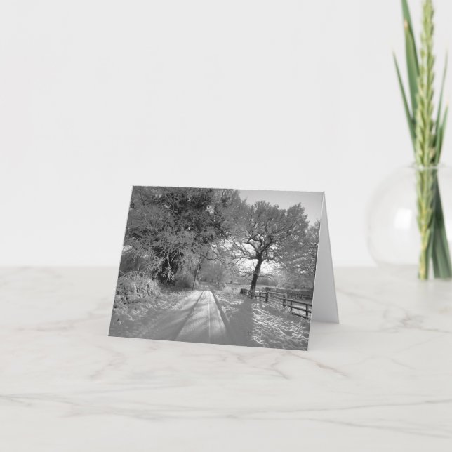 Carte Paysage enneigé : Cheshire (Devant)