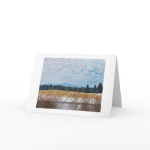 Paysage hivernal de montagne rustique