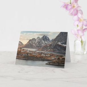 Carte Paysage Lofoten Norvège
