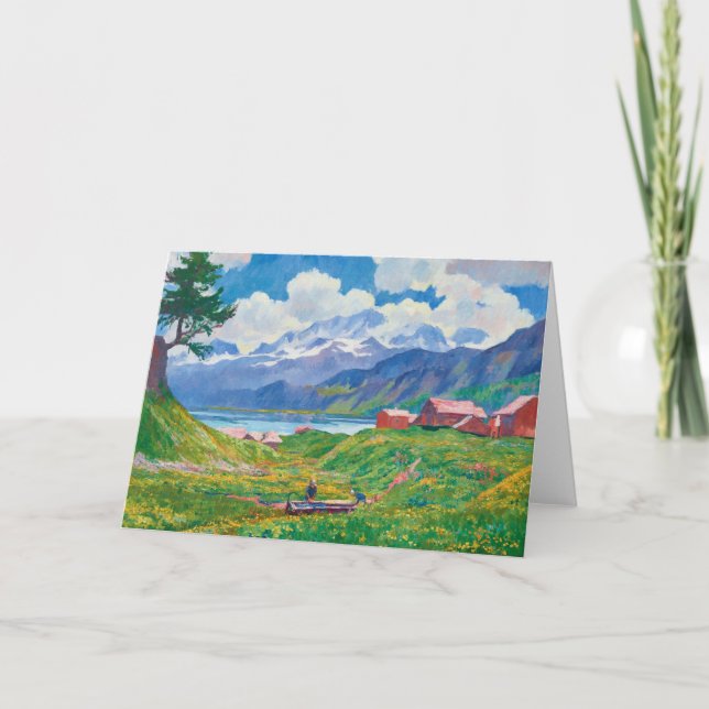 Carte Paysage printanier | Giovanni Giacometti (Devant)