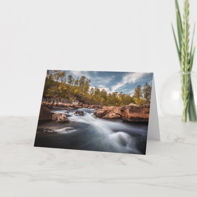 Carte Paysage scandinave photo (Devant)