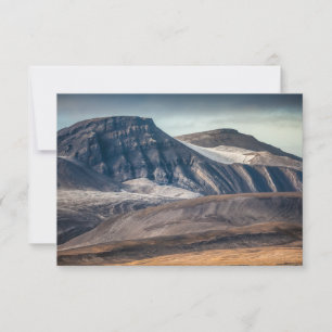 Carte Paysage Spitsbergen Svalbard