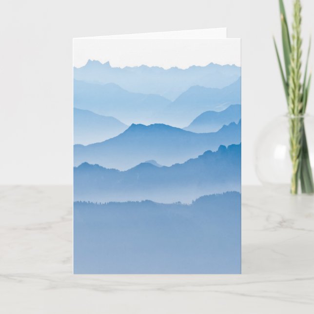 Carte Paysage | Suisse de montagne (Devant)