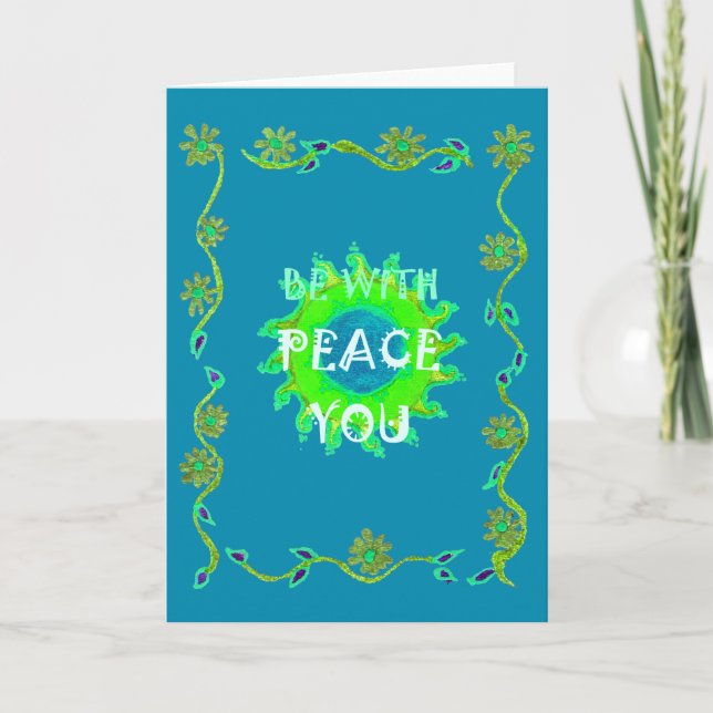 Carte Peace Be with You Art Print (Devant)