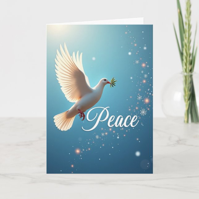 Carte Peace Dove Holiday Card (Devant)