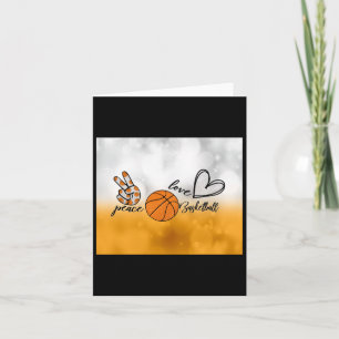 Carte Peace Love Basket