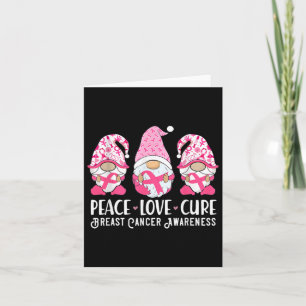 Carte Peace Love Cure Breast Cancer Sensibilisation Guer