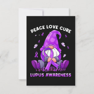 Carte Peace Love Cure Lupus Sensibilisation