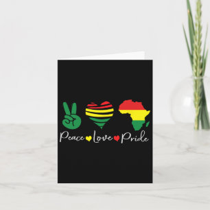 Carte Peace Love Junet1865 Black Pride Hommes Femmes K