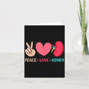 Carte Peace Love Rein - Néphrologie Dialyse Infirmière