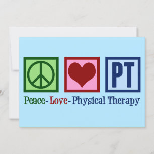 Carte Peace Love Thérapie physique