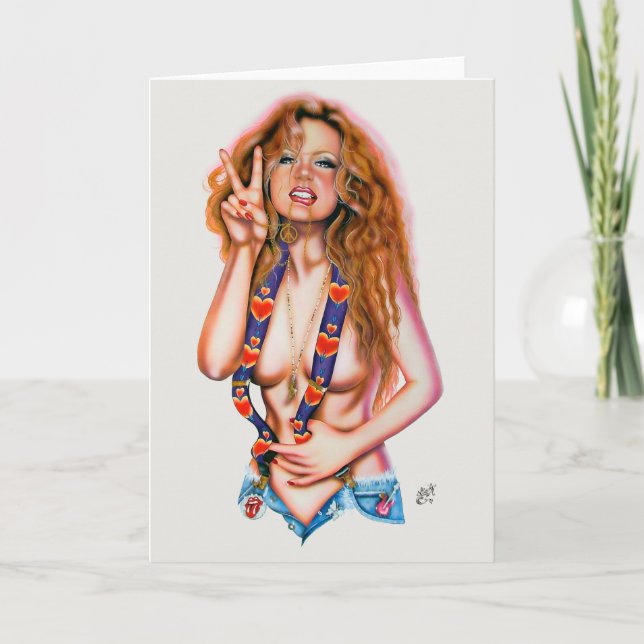 Carte Peace of Heaven par Elizabeth Austin Greeting Card (Devant)