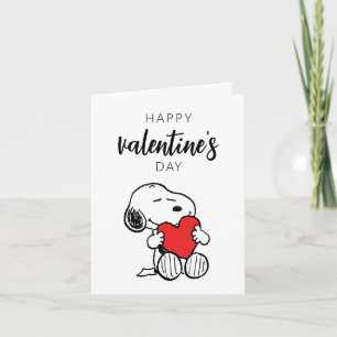 Carte Peanuts   Câlin de Snoopy